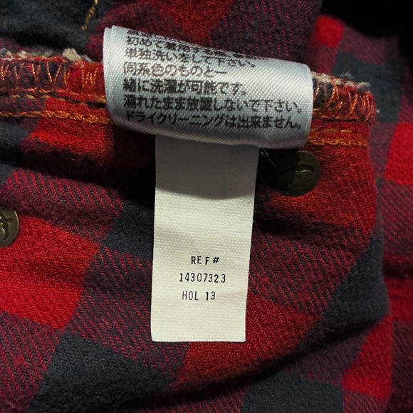 Eddie Bauer Men's 42x34 Relaxed Fit Dark‎ Wash Flannel Lined Denim Jeans - Picture 11 of 13